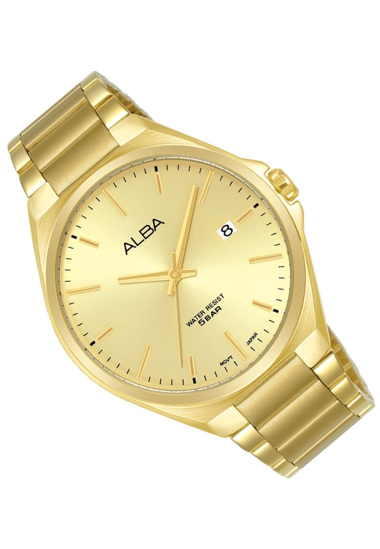 Alba Prestige Analog Stainless Steel Strap Watch for Men AS9P82X1-Watch Portal Philippines