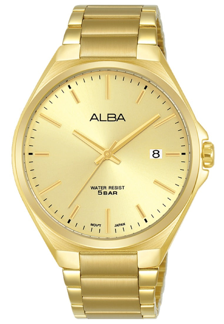 Alba Prestige Analog Stainless Steel Strap Watch for Men AS9P82X1-Watch Portal Philippines