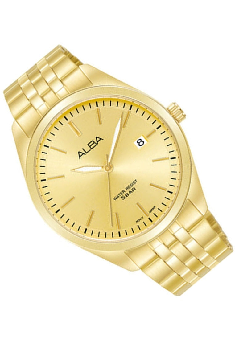Alba Prestige Analog Stainless Steel Strap Watch for Men AS9S08X1-Watch Portal Philippines