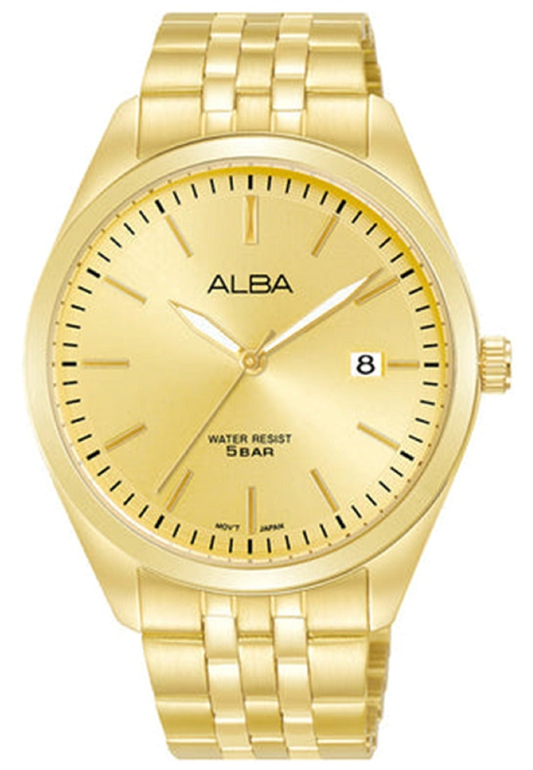 Alba Prestige Analog Stainless Steel Strap Watch for Men AS9S08X1-Watch Portal Philippines