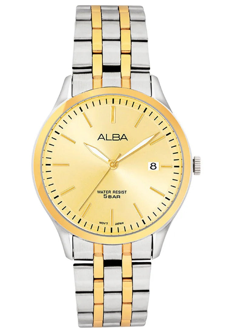 Alba Prestige Analog Stainless Steel Strap Watch for Men AS9S10X1-Watch Portal Philippines
