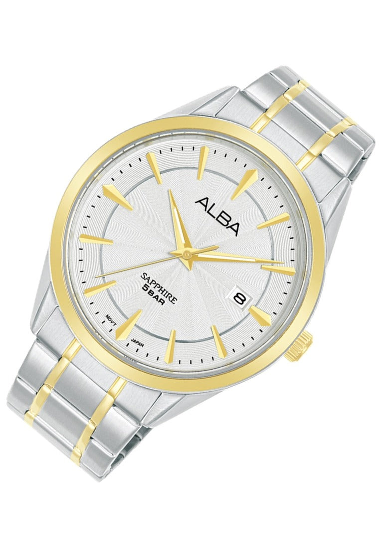 Alba Prestige Analog Stainless Steel Strap Watch for Men AS9S50X1-Watch Portal Philippines