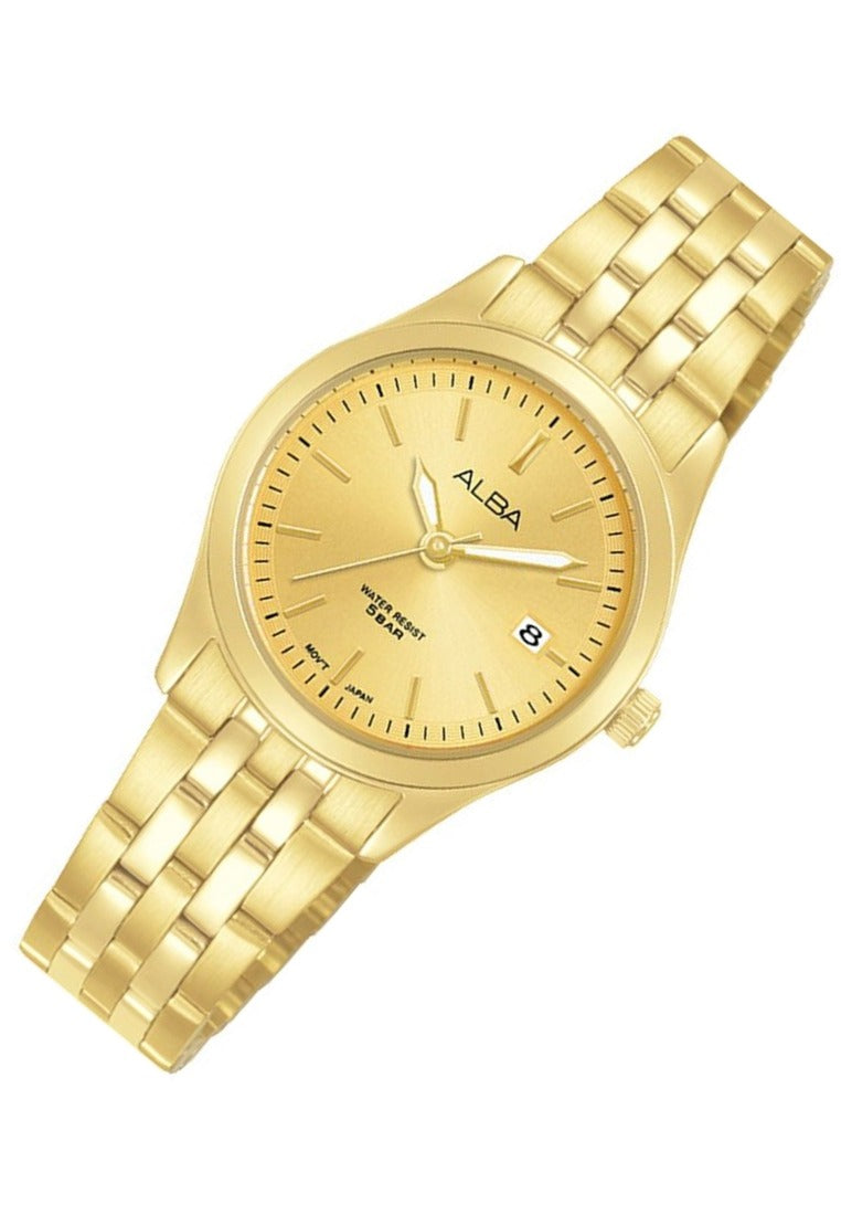 Alba Prestige Analog Stainless Steel Strap Watch for Women AH7CE6X1-Watch Portal Philippines