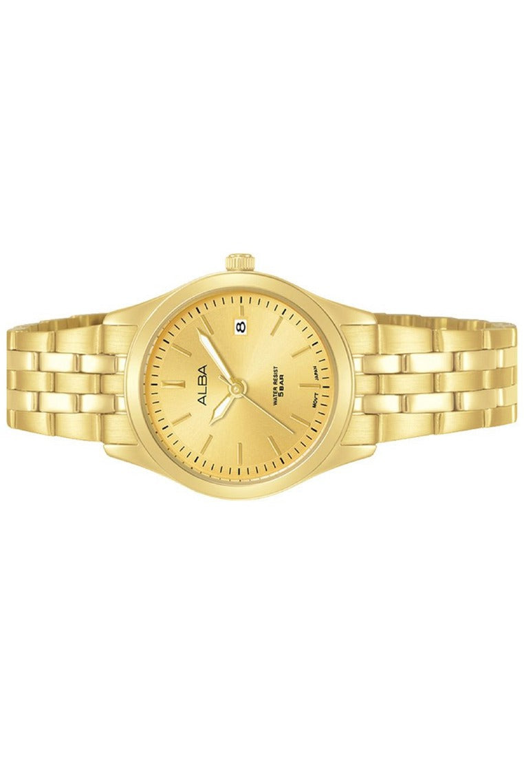 Alba Prestige Analog Stainless Steel Strap Watch for Women AH7CE6X1-Watch Portal Philippines