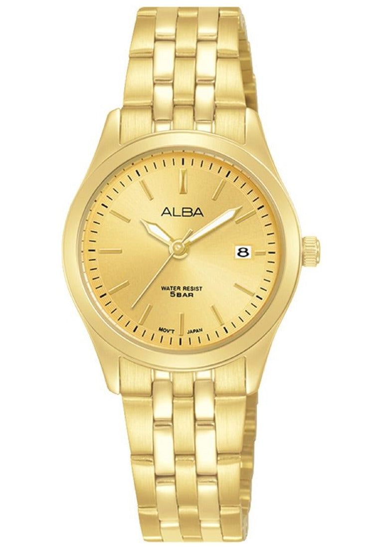 Alba Prestige Analog Stainless Steel Strap Watch for Women AH7CE6X1-Watch Portal Philippines