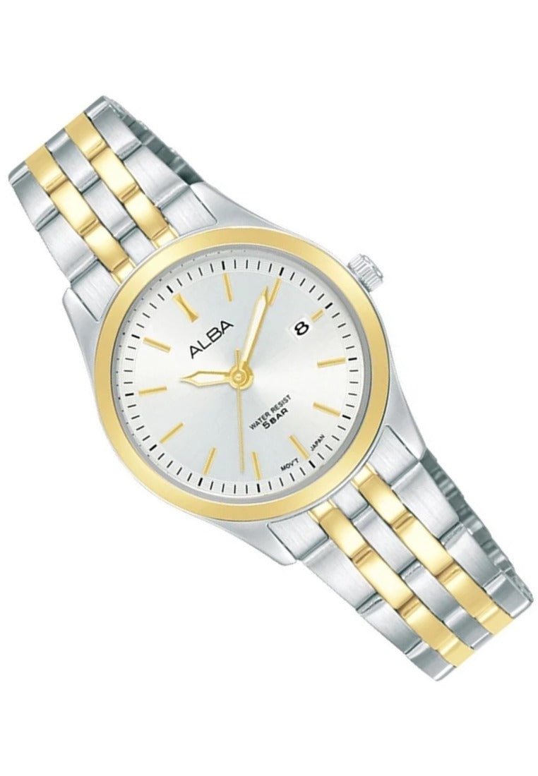 Alba Prestige Analog Stainless Steel Strap Watch for Women AH7CF0X1-Watch Portal Philippines