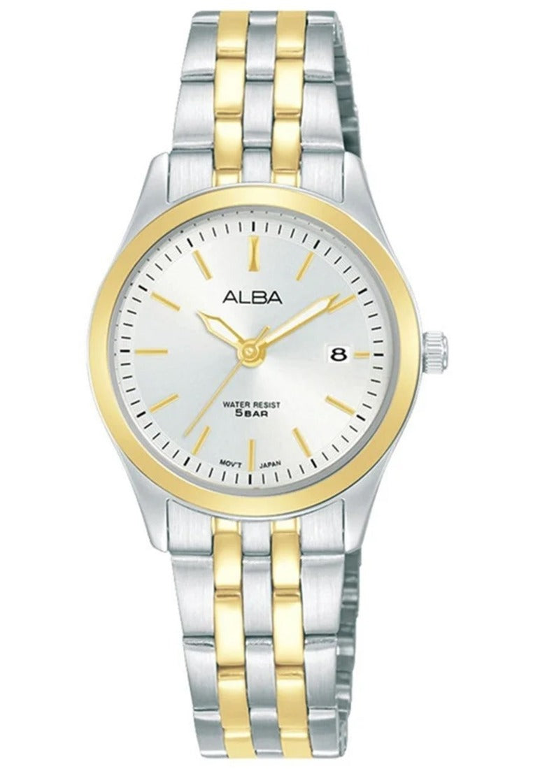 Alba Prestige Analog Stainless Steel Strap Watch for Women AH7CF0X1-Watch Portal Philippines
