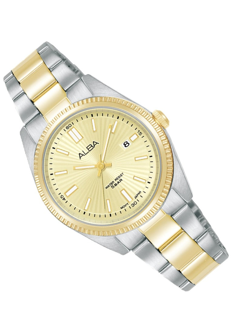 Alba Prestige Analog Stainless Steel Strap Watch for Women AH7CK8X1-Watch Portal Philippines