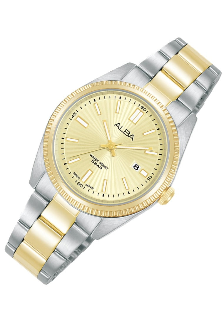 Alba Prestige Analog Stainless Steel Strap Watch for Women AH7CK8X1-Watch Portal Philippines