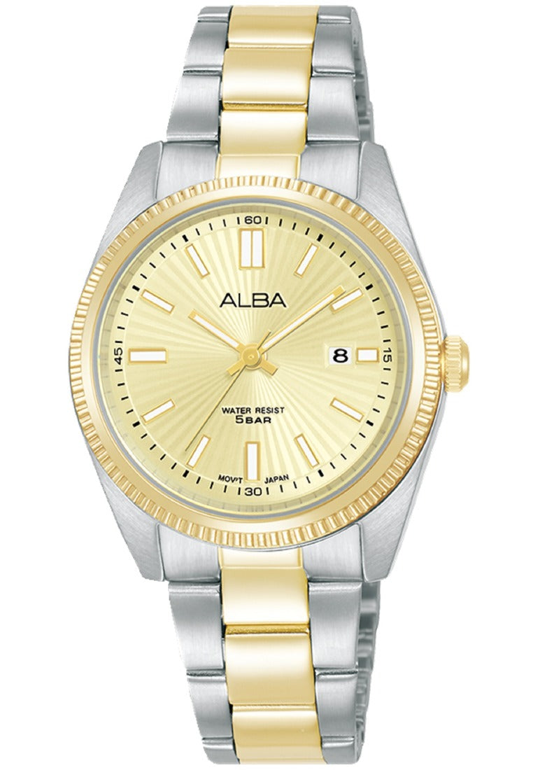 Alba Prestige Analog Stainless Steel Strap Watch for Women AH7CK8X1-Watch Portal Philippines