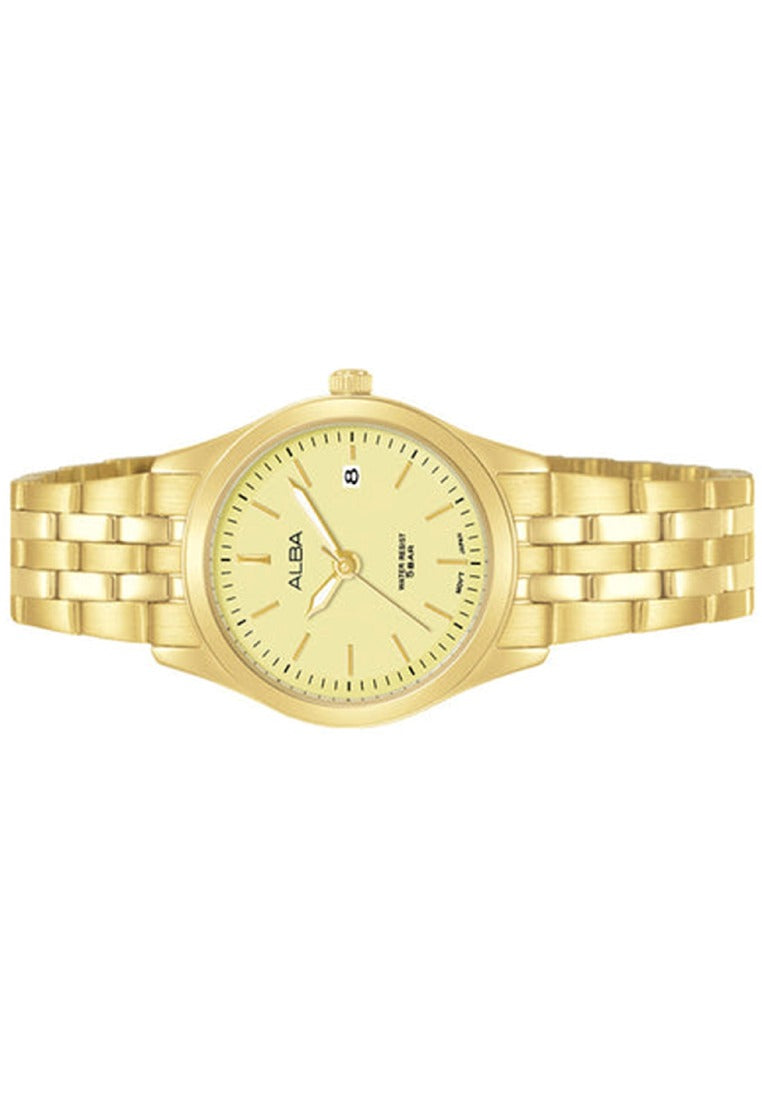 Alba Prestige Luminous Dial Analog Stainless Steel Strap Watch for Women AH7CF6X1-Watch Portal Philippines