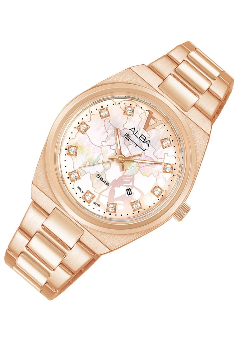 Alba Signa Analog Stainless Steel Strap Watch for Women AH7Y10X1-Watch Portal Philippines