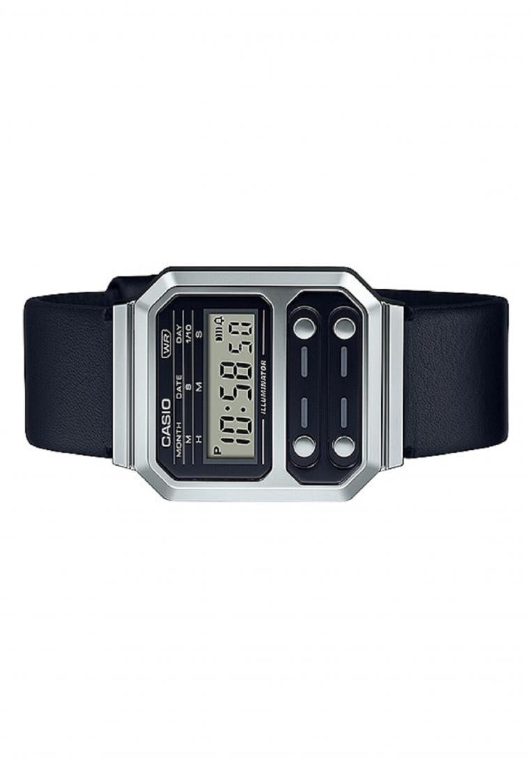Casio A100WEL-1A Digital Leather Strap Watch-Watch Portal Philippines