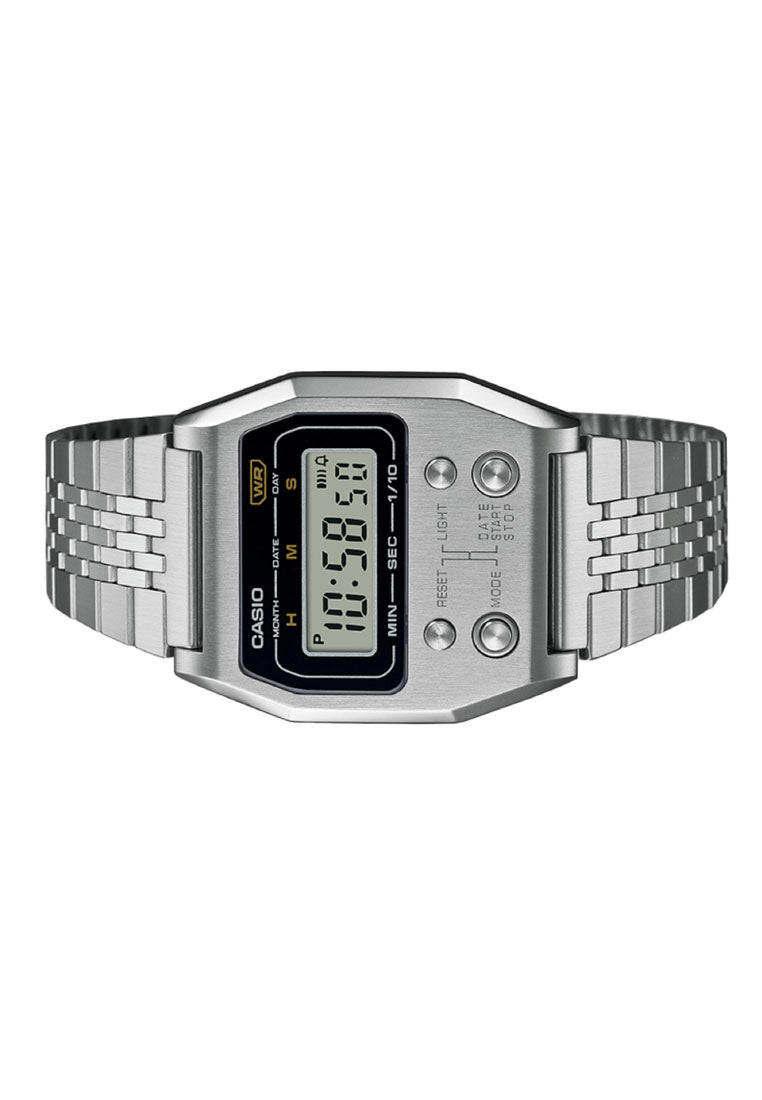 Casio A1100D-1DF Digital Silver Strap Watch For Men-Watch Portal Philippines