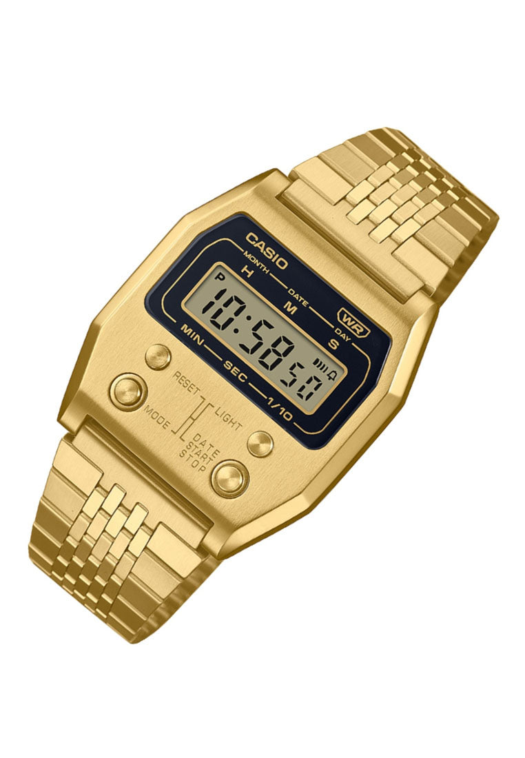 Casio A1100G-5DF Digital Stainless Steel Strap Watch For Men-Watch Portal Philippines