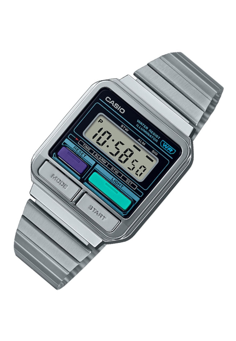 Casio A120WE-1A Digital Stainless Steel Watch For Men-Watch Portal Philippines
