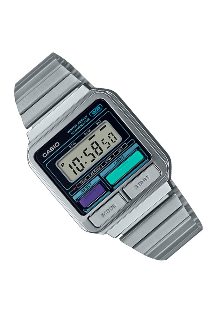 Casio A120WE-1A Digital Stainless Steel Watch For Men-Watch Portal Philippines