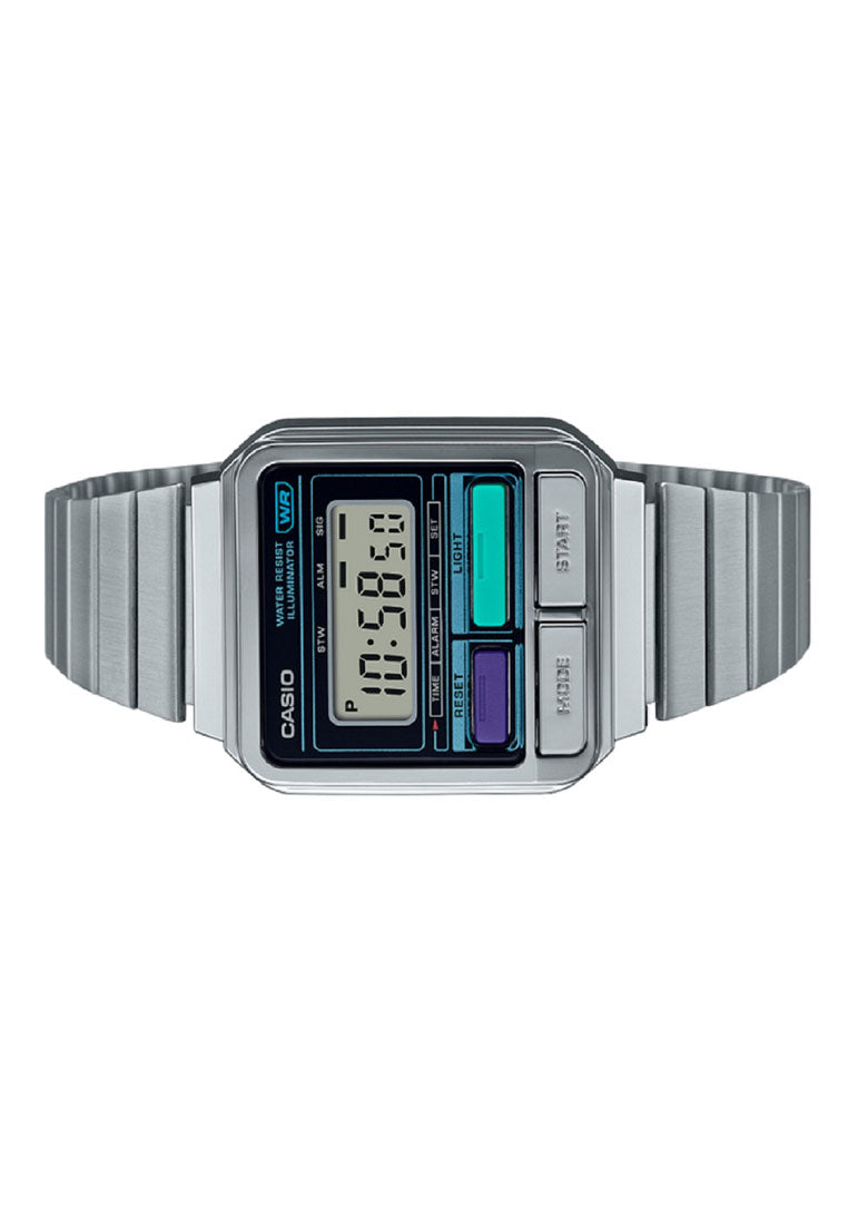 Casio A120WE-1A Digital Stainless Steel Watch For Men-Watch Portal Philippines