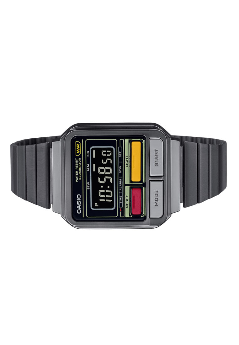 Casio A120WEGG-1B Digital Stainless Steel Strap Watch For Men-Watch Portal Philippines