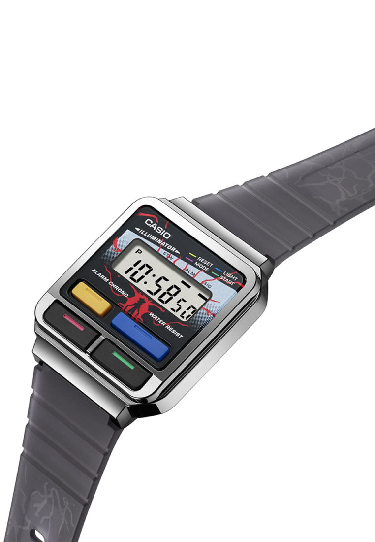 Casio A120WEST-1A Digital Stranger Things Collaboration Rubber Strap Watch For Men-Watch Portal Philippines