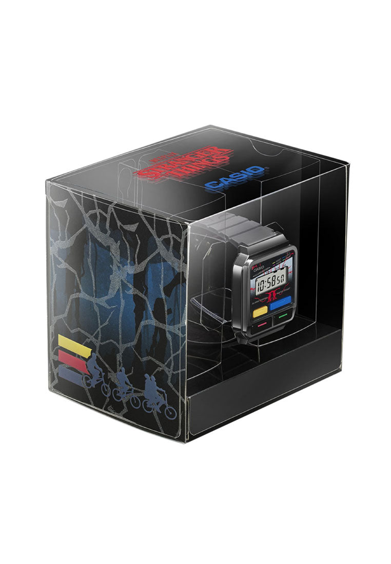 Casio A120WEST-1A Digital Stranger Things Collaboration Rubber Strap Watch For Men-Watch Portal Philippines