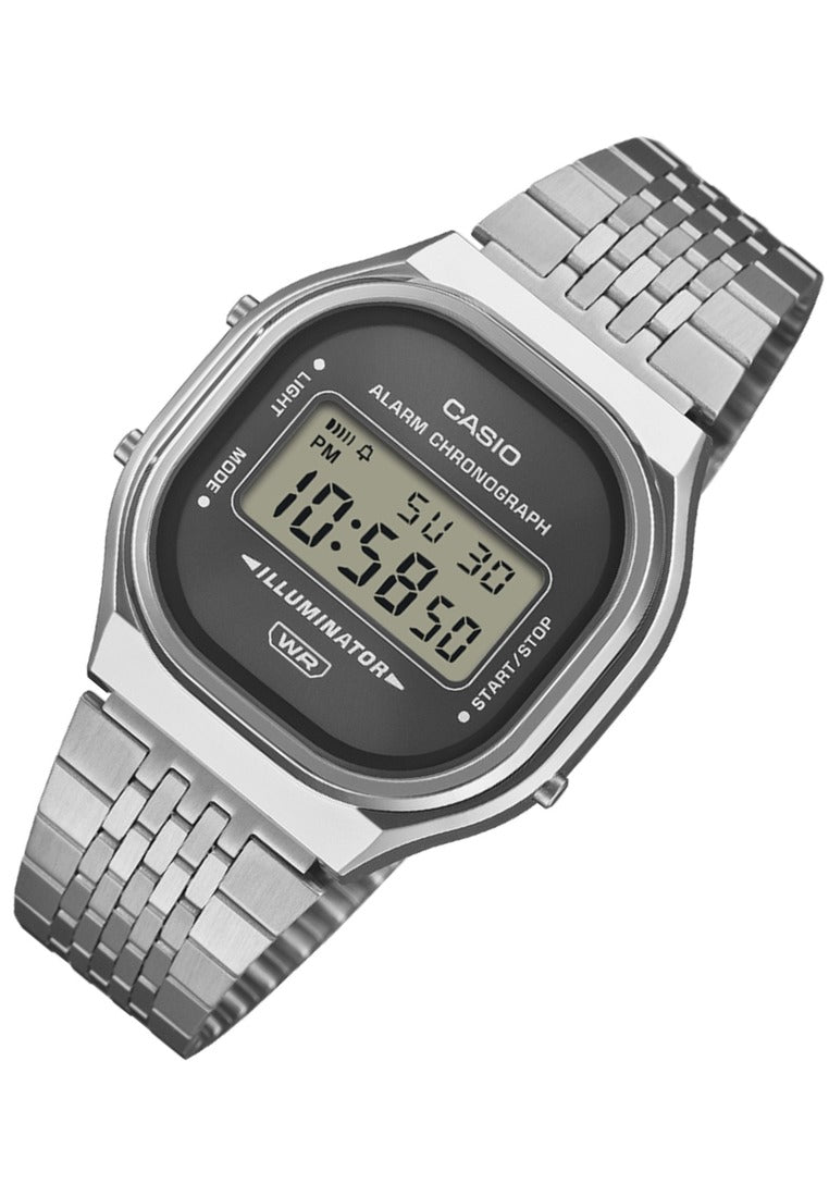Casio A140WE-8ADF Stainless Steel Strap Digital Watch-Watch Portal Philippines