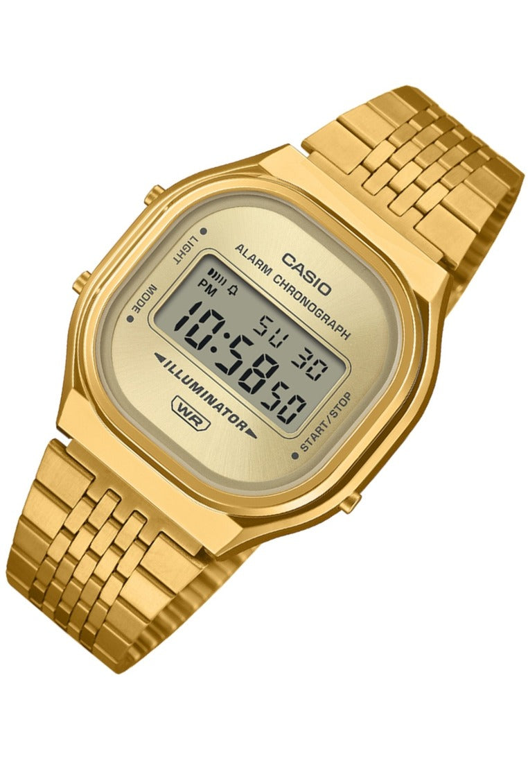 Casio A140WEG-9ADF Stainless Steel Strap Digital Watch-Watch Portal Philippines