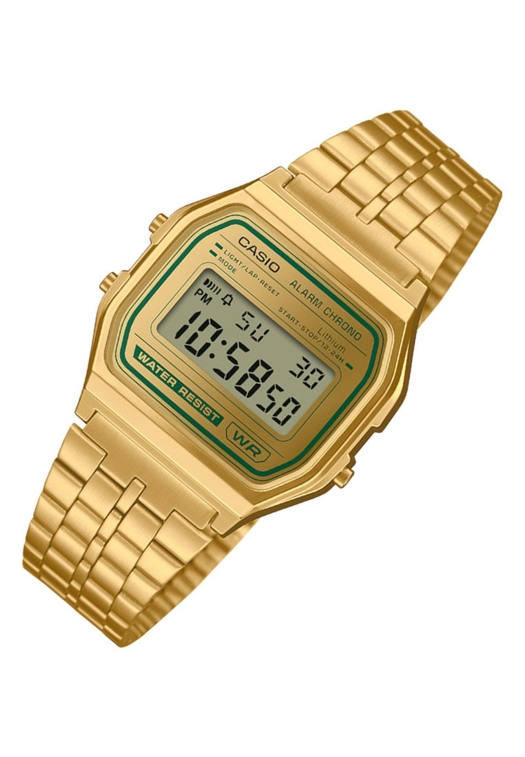 Casio A158WEGV-9A Digital Stainless Steel Strap Watch-Watch Portal Philippines