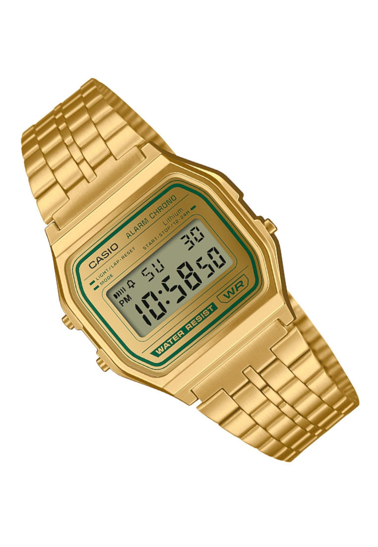 Casio A158WEGV-9A Digital Stainless Steel Strap Watch-Watch Portal Philippines