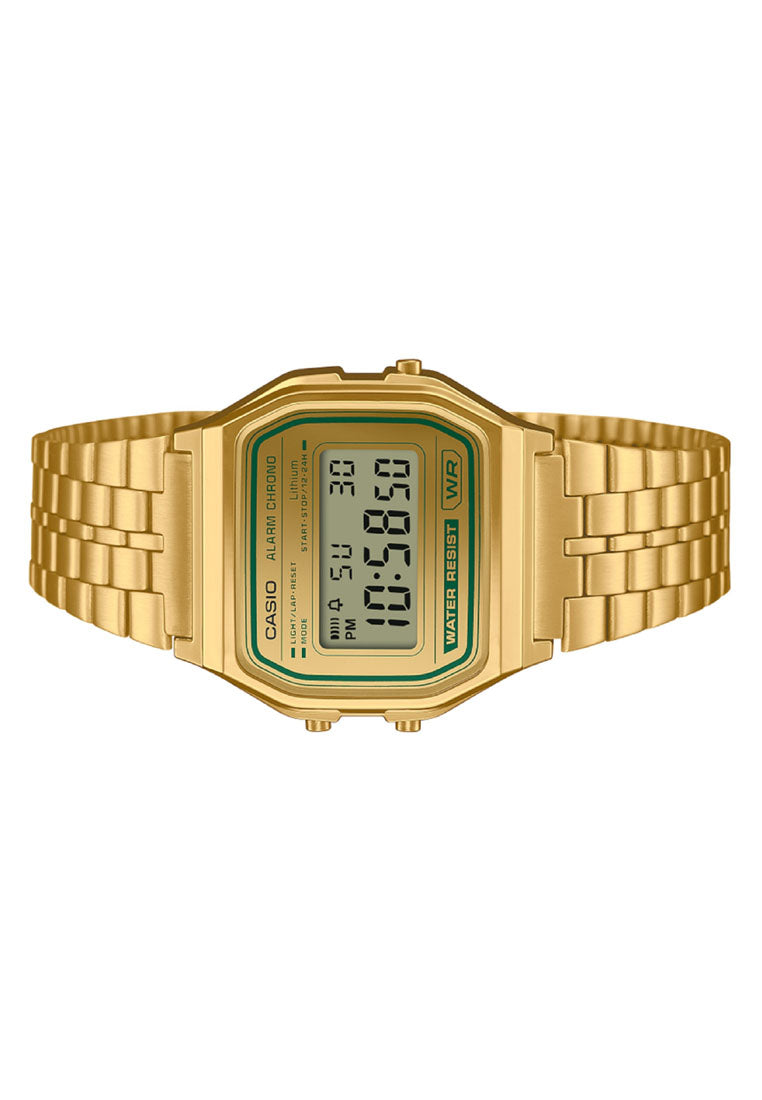 Casio A158WEGV-9A Digital Stainless Steel Strap Watch-Watch Portal Philippines