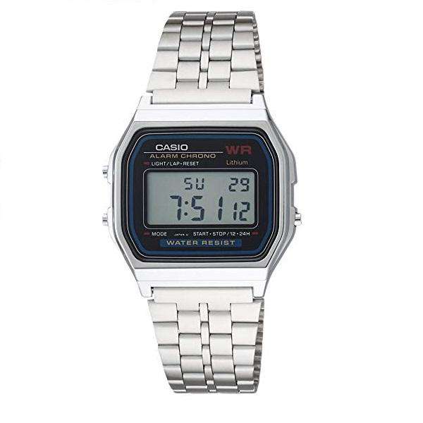 Casio A159W-N1DF Silver Stainless Watch for Men and Women-Watch Portal Philippines