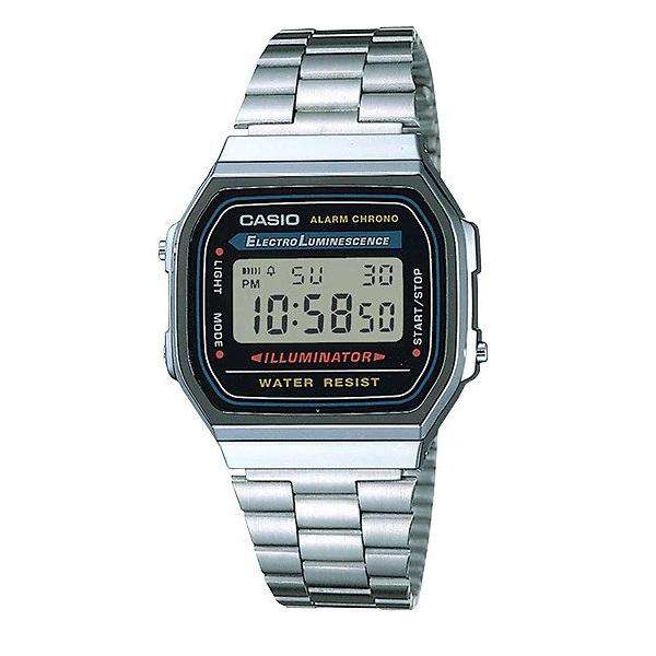 Casio A168WA-1UWD Silver Stainless Watch for Men and Women-Watch Portal Philippines