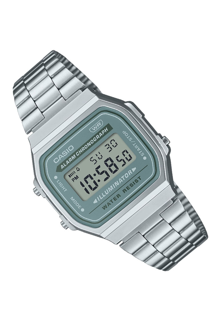 Casio A168WA-3A Digital Stainless Steel Strap Watch-Watch Portal Philippines