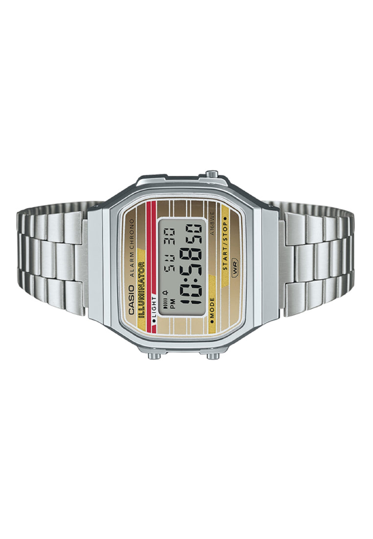 Casio A168WEHA-9A Digital Stainless Steel Strap Watch-Watch Portal Philippines