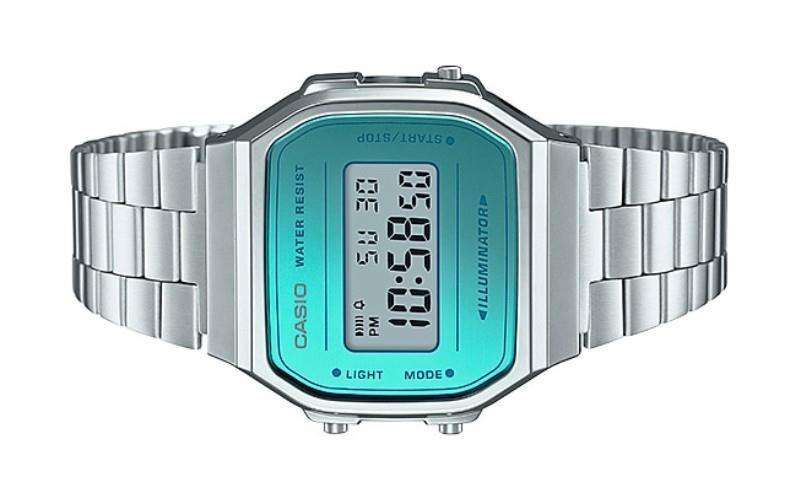 Casio A168WEM-2DF Silver Stainless Watch Unisex-Watch Portal Philippines