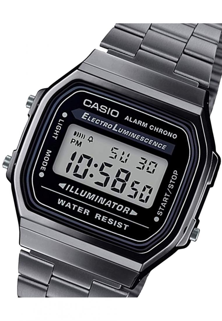Casio A168WGG-1ADF Digital Stainless Steel Strap Watch-Watch Portal Philippines
