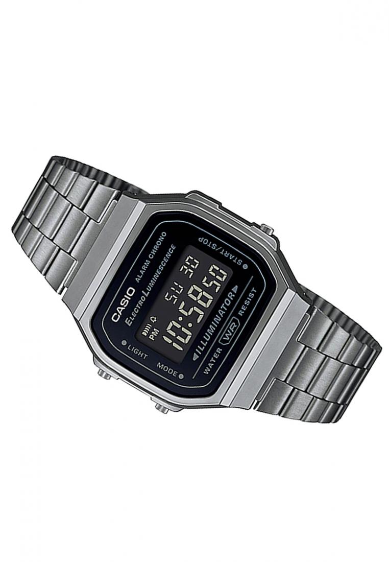 Casio A168WGG-1B Digital Stainless Steel Strap Watch-Watch Portal Philippines