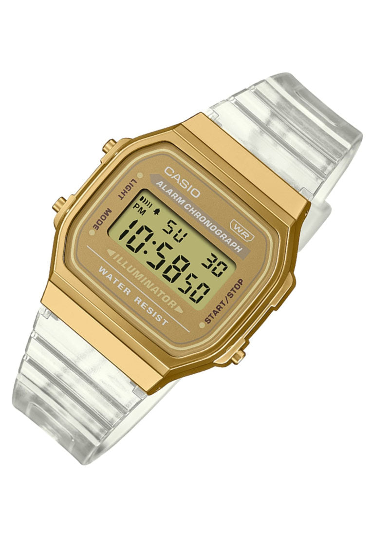 Casio A168XESG-9A Digital Rubber Strap Watch For Men-Watch Portal Philippines