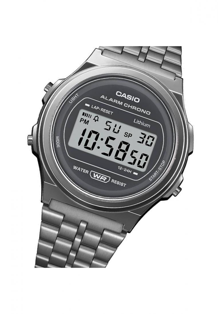 Casio A171WEGG-1A Digital Stainless Steel Strap Watch-Watch Portal Philippines