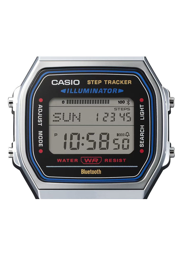 Casio ABL-100WE-1A Digital Stainless Steel Bluetooth Watch-Watch Portal Philippines