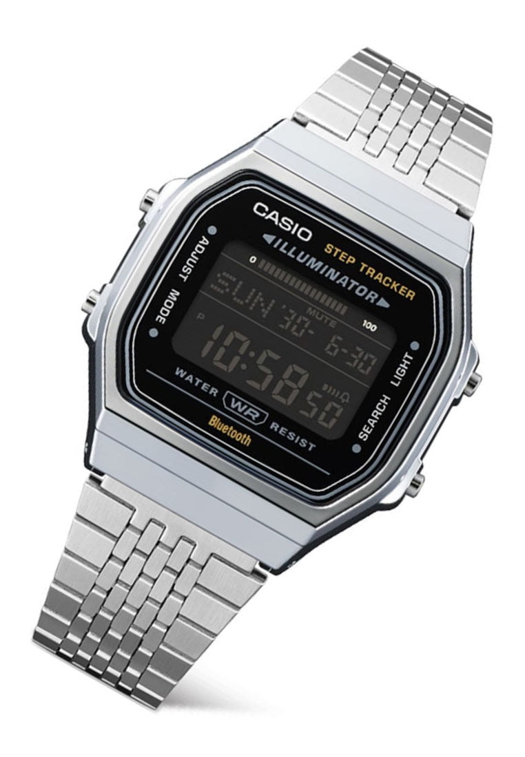 Casio ABL-100WE-1B Digital Stainless Steel Bluetooth Watch-Watch Portal Philippines