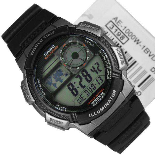 Casio AE-1000W-1B Black Resin Strap Watch For Men-Watch Portal Philippines