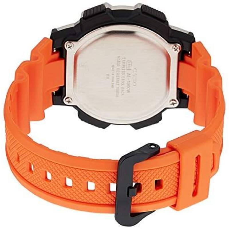 Casio AE-1000W-4B Orange Resin Strap Watch for Men-Watch Portal Philippines