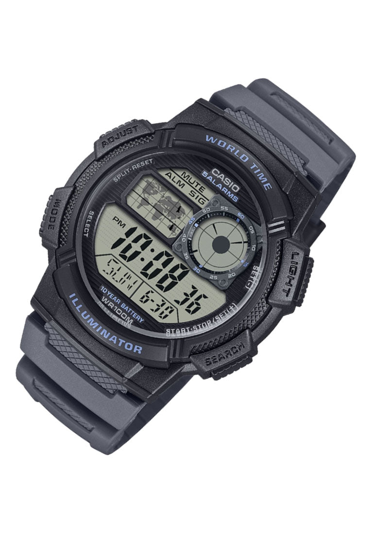 Casio AE-1000W-8A Digital Rubber Strap Watch For Men-Watch Portal Philippines