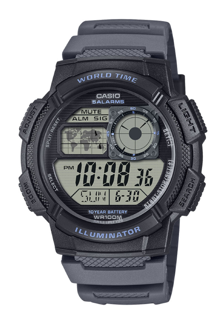 Casio AE-1000W-8A Digital Rubber Strap Watch For Men-Watch Portal Philippines