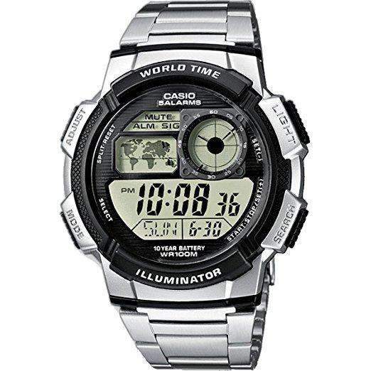 Casio AE-1000WD-1A Silver Stainless Watch for Men-Watch Portal Philippines