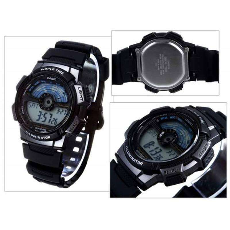 Casio AE-1100W-1A Black Resin Strap Watch For Men-Watch Portal Philippines