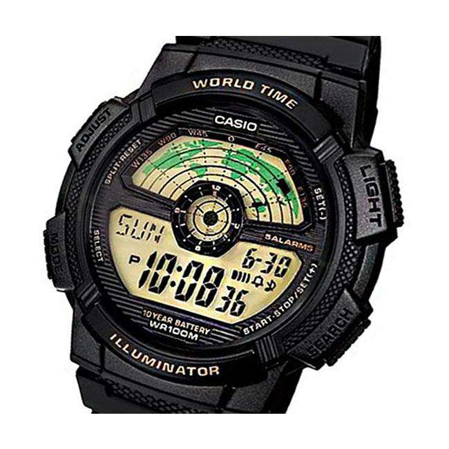 Casio AE-1100W-1BVDF Black Resin Strap Watch for Men-Watch Portal Philippines