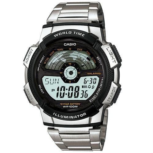 Casio AE-1100WD-1A Silver Stainless Watch For Men-Watch Portal Philippines