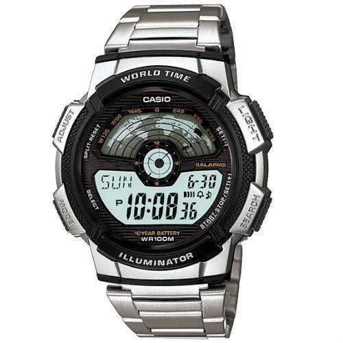 Casio AE-1100WD-1AVDF Silver Stainless Watch For Men-Watch Portal Philippines